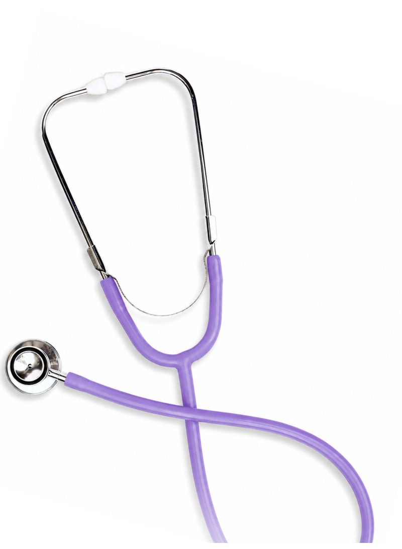 B.Well WS-2 Lilac Professional Dual-Head Stethoscope with Soft Ear Tips & Storage Bag - Image 1