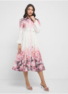 ELLA Floral Print Dress  - Image 1