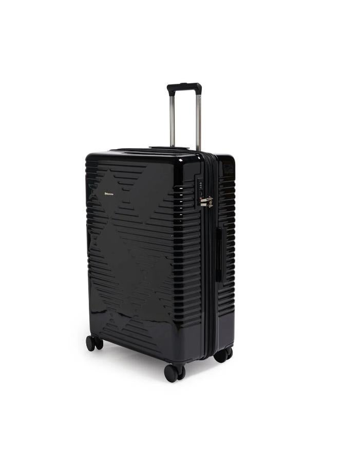 Echolac Extravagant 82cm Hardcase Expandable 4 Double Wheel Check-In Luggage Trolley Black - Image 2
