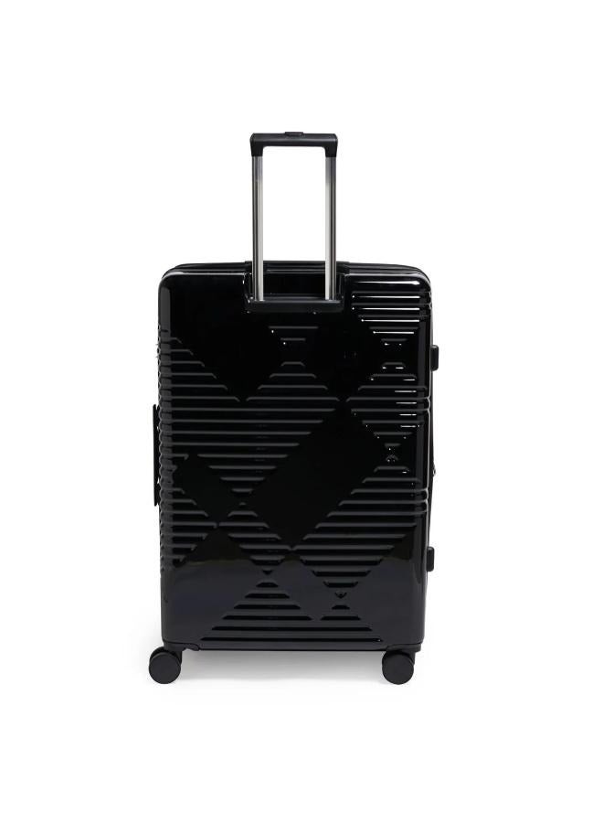 Echolac Extravagant 82cm Hardcase Expandable 4 Double Wheel Check-In Luggage Trolley Black - Image 3