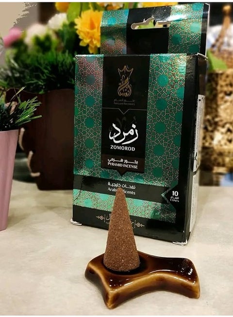 بخور زمرد من أنسام 10 أقماع