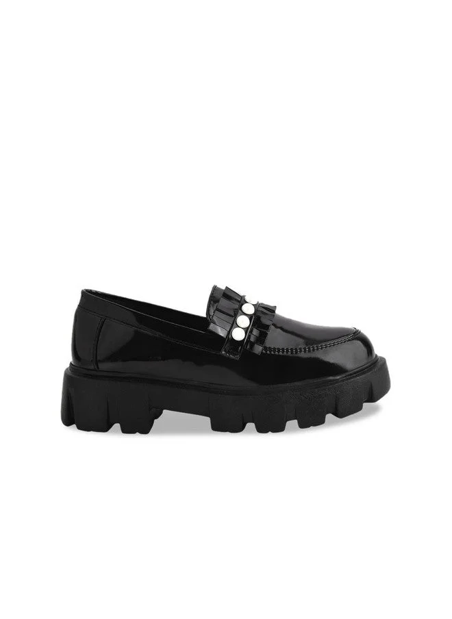 شوتوبيا Shoetopia Girls Lightweight Loafers With Western - Embellished