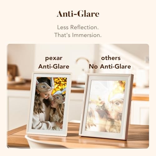 pexar by Lexar WiFi Digital Picture Frame 11″ | Yahoo Tech Best Tested Frame 2025 | 2K Resolution Ultimate Clarity, Anti-Glare Touch Stunning Screen for Gifting, Share Photos/Videos via APP, Sand - Image 3