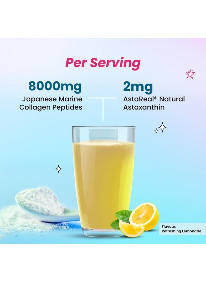 CHICNUTRIX - Marine Collagen - 8G Japanese Collagen Powder | 25 Servings | Anti-Ageing, Tight, Firm & Youthful Skin | Fast Absorption | Tasty Lemonade Flavour - Image 1