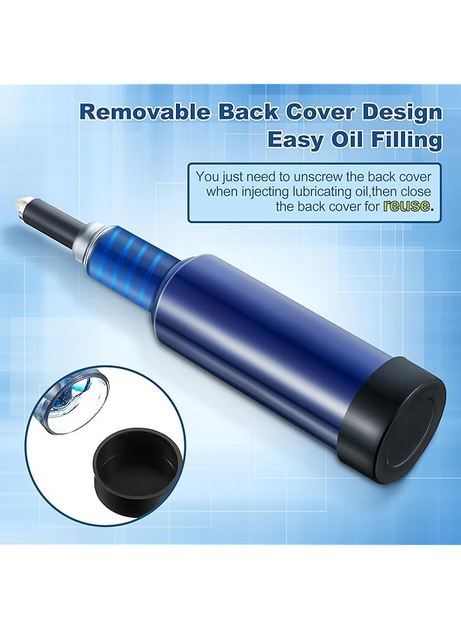 مسدس شحم قطعتين للمناشير،  سلسلة مع شحم  أنف ضرس المنشار،  منشار محمل مسبقًا، مسدس شحم زيت، ملحقات منشار لتزييت جزازات العشب، وماكينات التشذيب، والمنشار - Image 4