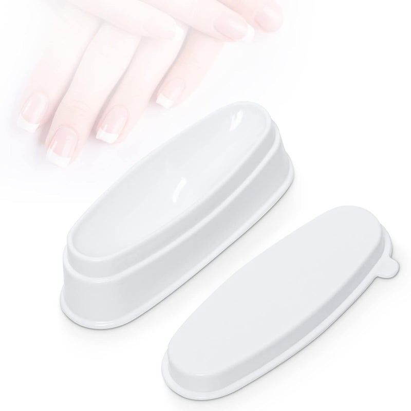 krofaue Nail Dip Container Dipping Powder Tray French Nail Smile Line Molding Manicure Mould Fashion Nail Tool - Image 1