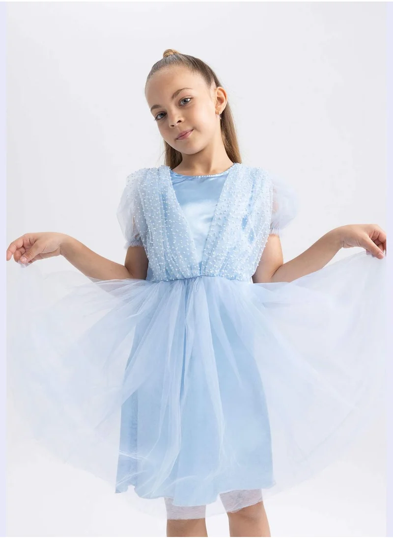 DeFacto Girl Dress Sleeveless Woven Dress