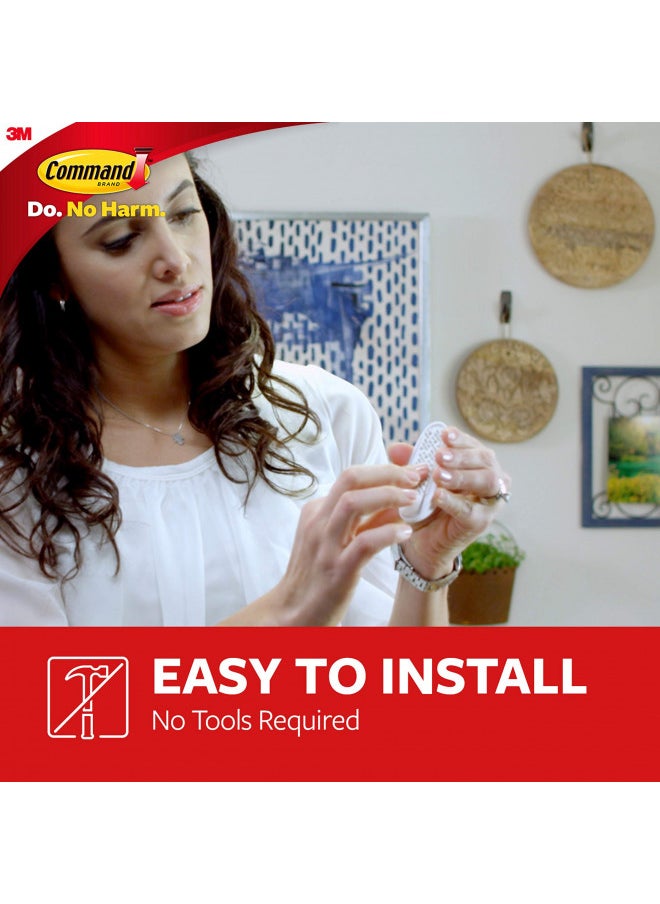 Command Command Medium Designer Hooks, White, 2-Hooks, Organize & Decorate Damage-Free  - Image 4