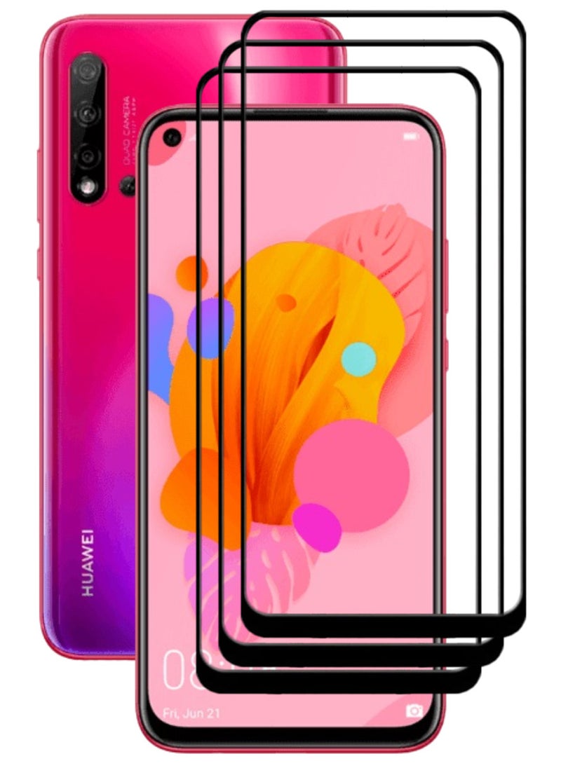 ACLIX 3 Pieces Antistatic ESD Dustproof Premium Quality High Definition Tempered Glass Screen Protector Designed For Huawei nova 5i - Image 1