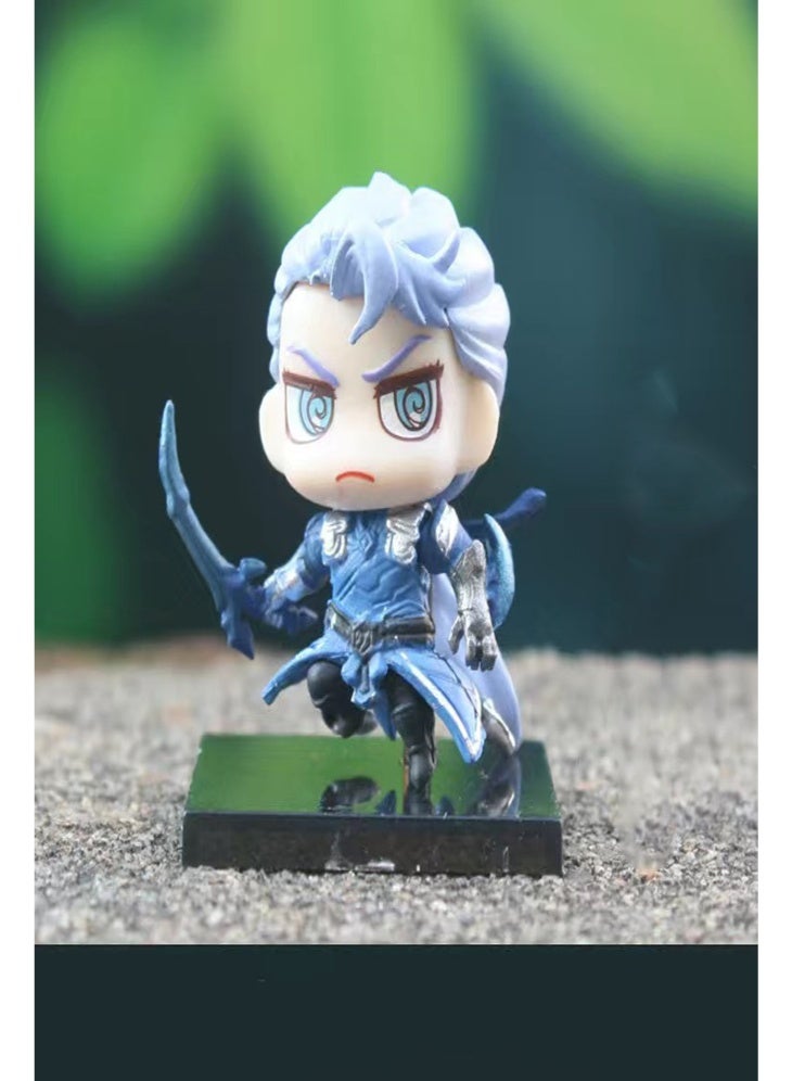 عام شرف الملوك الشكل مجموعة سور الصين العظيم الحرس فريق جمع مولان كايزر شويو شوانس الزخرفية تحصيل نماذج - Image 4