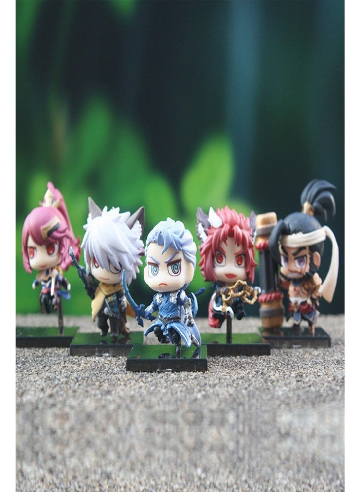 عام شرف الملوك الشكل مجموعة سور الصين العظيم الحرس فريق جمع مولان كايزر شويو شوانس الزخرفية تحصيل نماذج - Image 2