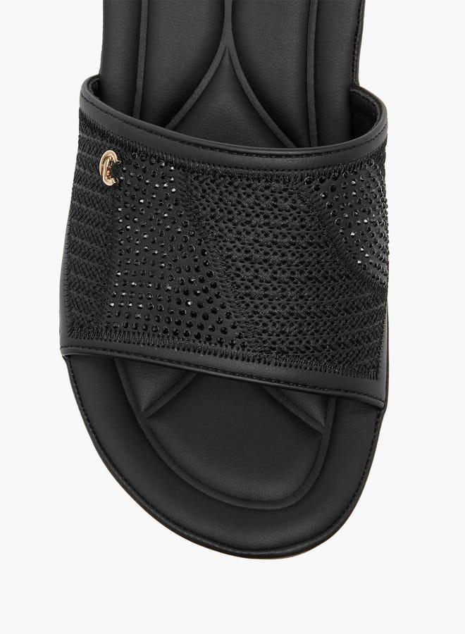 Le Confort Women's Embellished Slip-On Sandals with Wedge Heels Ramadan Collection - Image 5