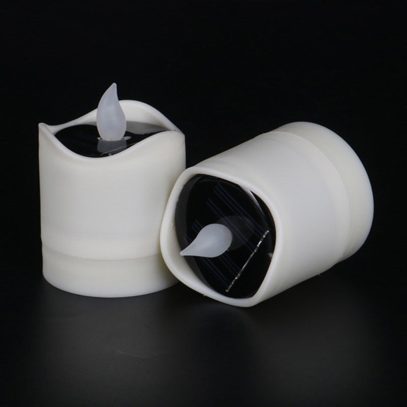 Solar Candle Lamp: Warm White, IP44 Waterproof, Solar-Powered - Realistic Flickering Effect, No Fire Risk for Outdoor Camping, Festival Party, Home Dining - Image 3