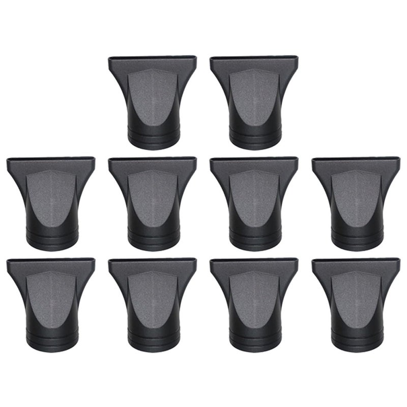 10pcs Universal Blow Dryer Nozzle Attachments Flat Concentrator Styling Tool for Professional Hair Dryers Hair Care Salon Use - Image 1