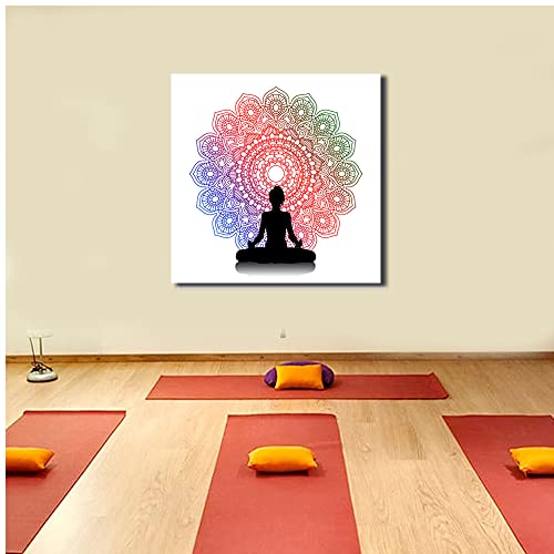 Sikhash Wall Sticker Posters, Yoga Poses Posters (18X12 inches) Yoga Asan for Full Body, Workout, Mediation Quotes, Yoga Studio, Hall, Big Size. Q64 - Image 2