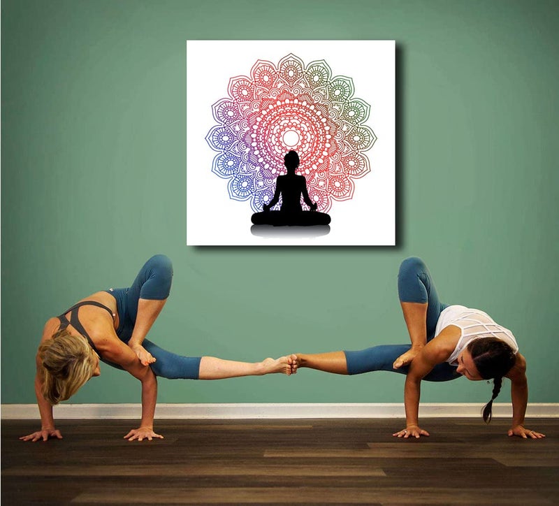 Sikhash Wall Sticker Posters, Yoga Poses Posters (18X12 inches) Yoga Asan for Full Body, Workout, Mediation Quotes, Yoga Studio, Hall, Big Size. Q64 - Image 4