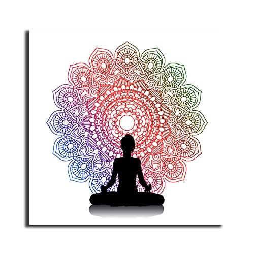 Sikhash Wall Sticker Posters, Yoga Poses Posters (18X12 inches) Yoga Asan for Full Body, Workout, Mediation Quotes, Yoga Studio, Hall, Big Size. Q64 - Image 1