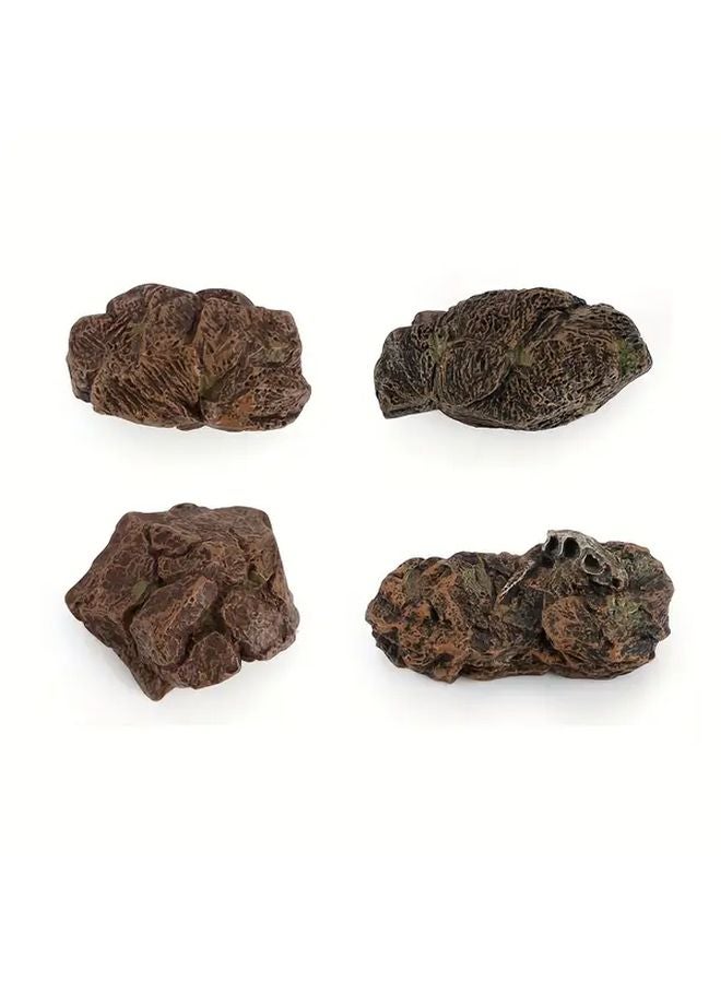 Tree Stump Model 3Pcs Simulated Sand Landscape Small Stone Scene Static Decorations - Image 5