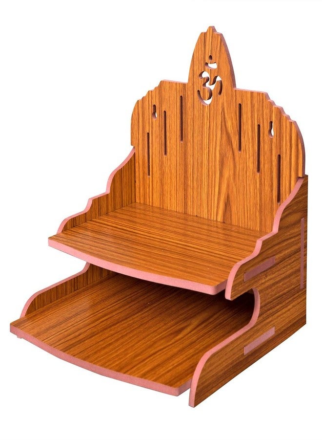 MS Enterprises Wooden Beautiful Plywood Mandir Pooja Room Home Decor Office OR Home Temple Wall Hanging Product (RED D) - Image 5