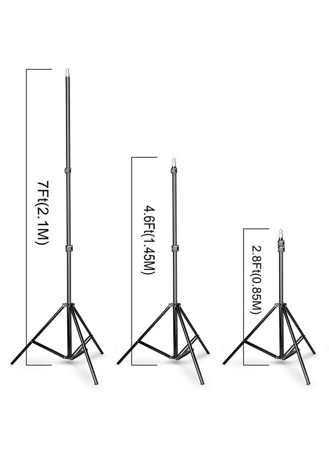 SLOW DOLPHIN Photo Video Studio 10x7ft(WxH) Adjustable Backdrop Support System Kit Background Stand with Carry Bag  - Image 3