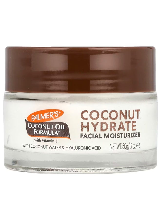 بالمرز، تركيبة زيت جوز الهند® مع فيتامين E، مرطب للوجه بجوز الهند، 1.7 أونصة (50 جم) - Image 1