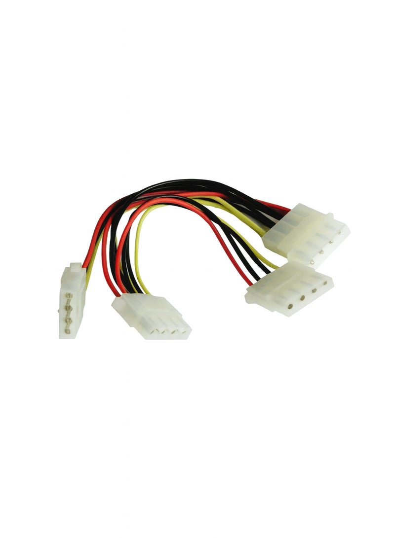Power Y Cable – 1 Male to 3 Female Splitter (4 Pin) - Image 4