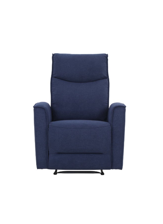 Micasa Durable High Quality Manual Recliner Chair Navy NV0112D  - Image 1