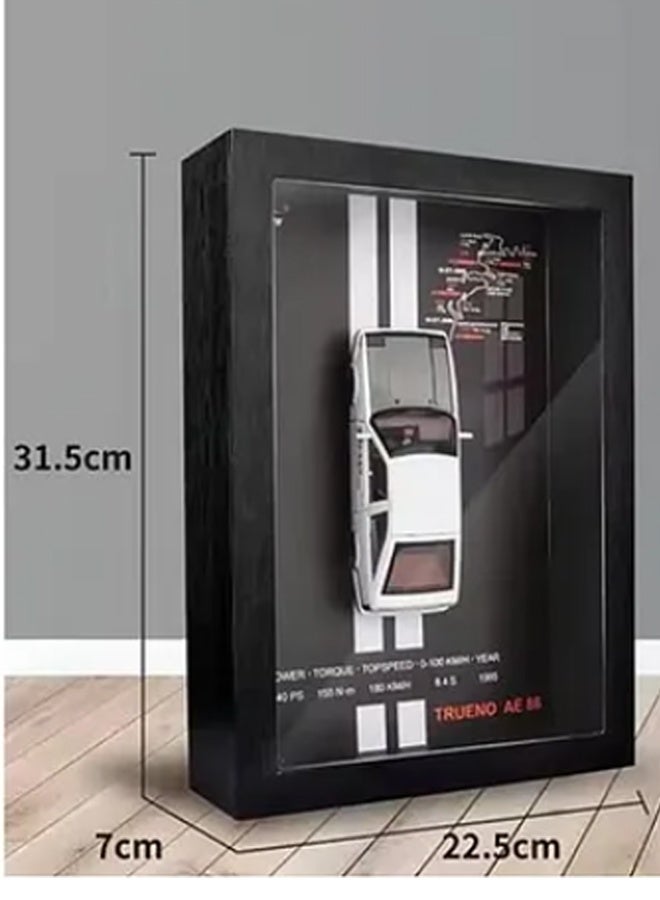 LITTLE ROCKZ نموذج سيارة رياضية مصنوعة من سبائك المعادن ميني أوتو، نسخة إطار سيارة مصغرة، نموذج محاكاة 3D، سيارة سباق معلقة، مجموعة زخرفية، هدايا للأطفال - Image 4