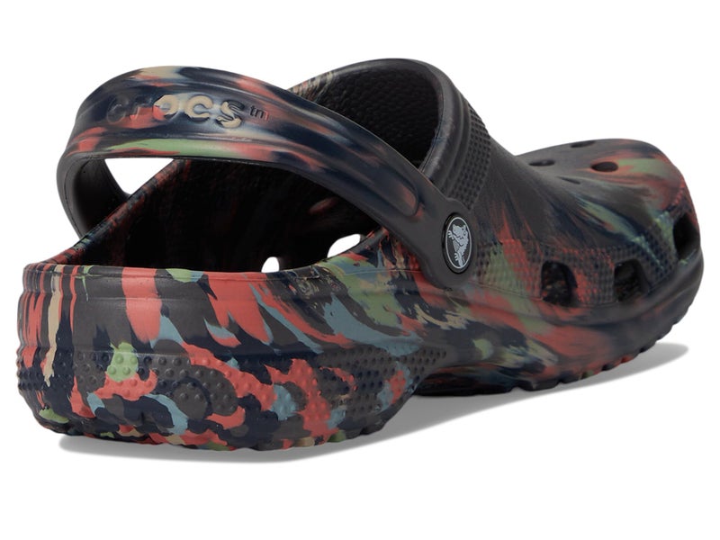 Crocs Unisex-Adult Classic Marbled Tie-Dye Clog Black Sand/Multi Men's 4 Women's 6 Medium - Image 5