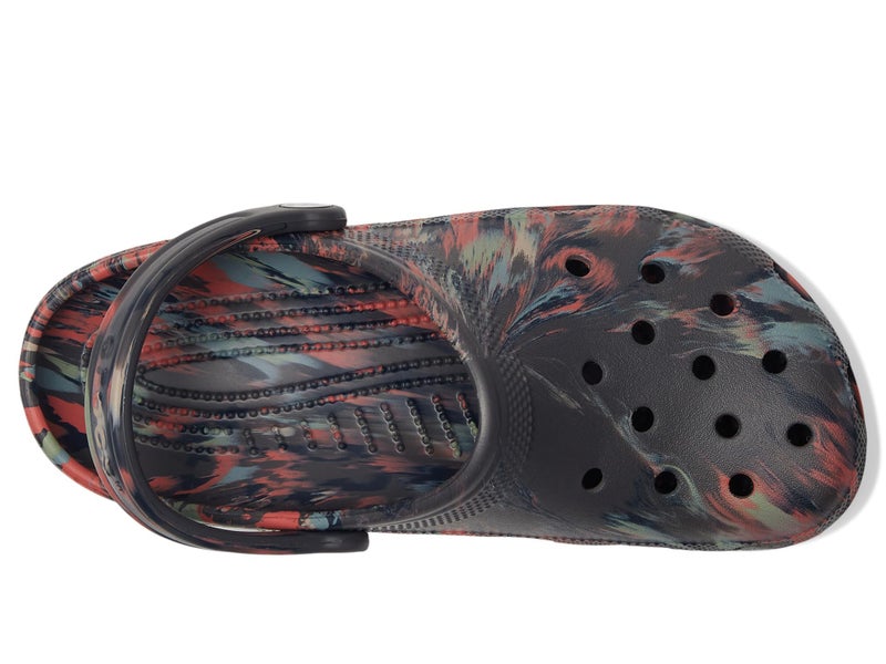 Crocs Unisex-Adult Classic Marbled Tie-Dye Clog Black Sand/Multi Men's 4 Women's 6 Medium - Image 2