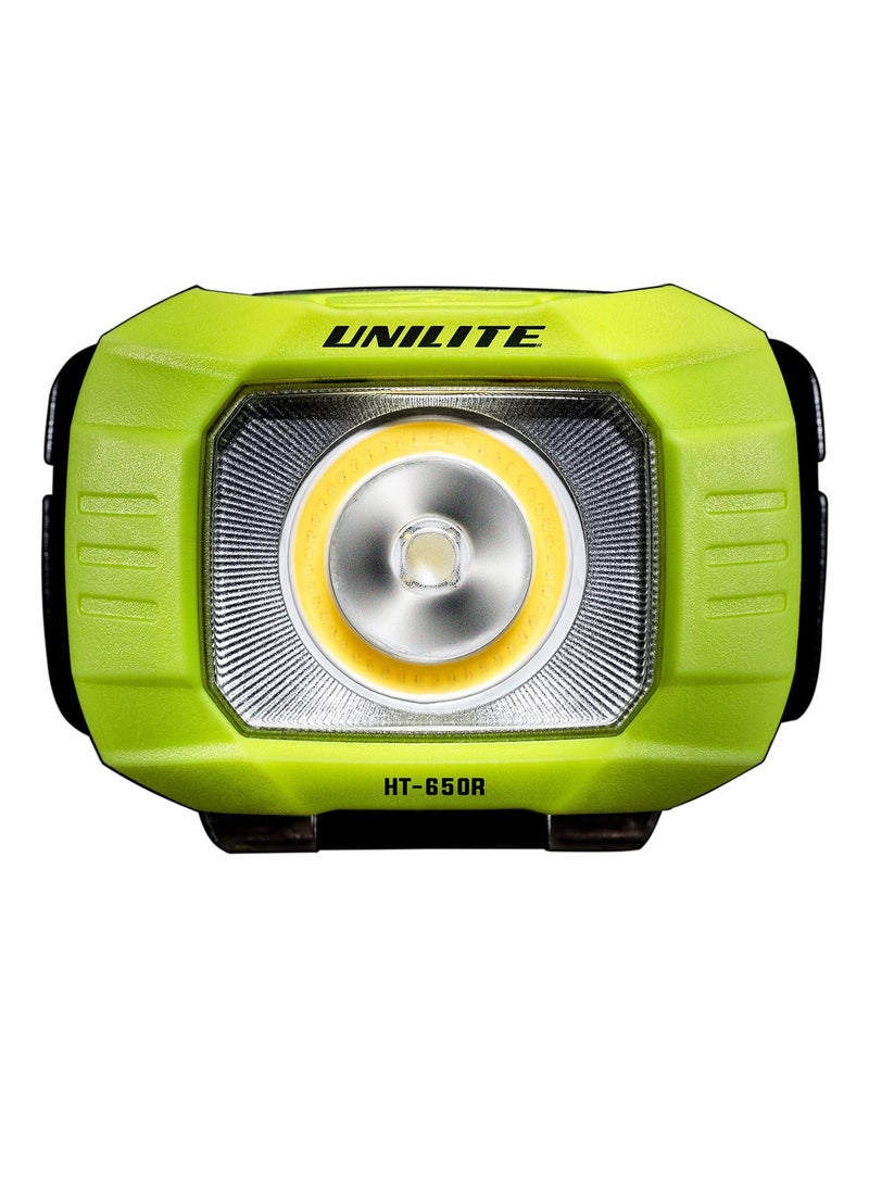 Unilite Ht 650R Hybrid 650 Lumen Rechargeble Head Torch - Image 1