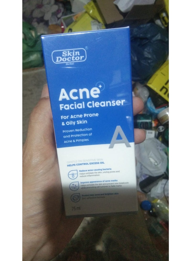 Skin Doctor Acne Facial Cleanser For Acne Prone & Oily Skin 75 ml - Image 2