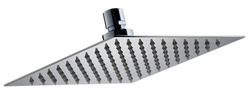 Drizzle 6x6 Inch UltraSlim Rainfall Overhead Shower Without Arm - Image 2