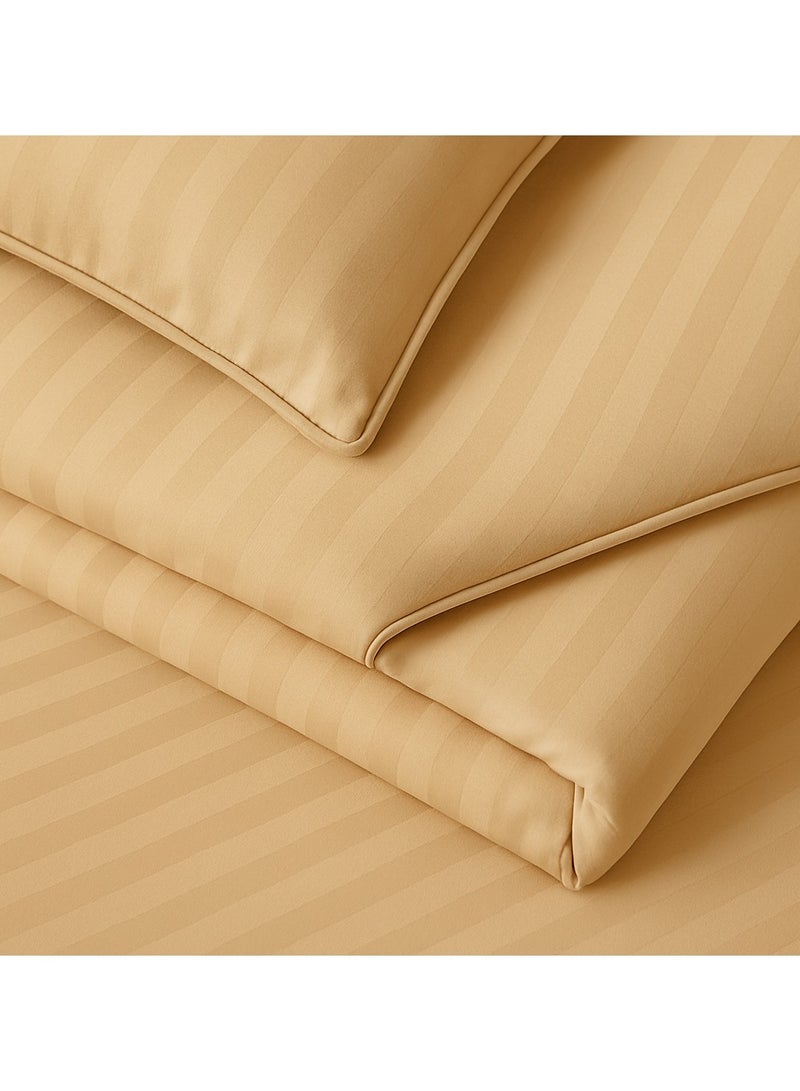 مينج لي طقم مفرش فندقي مزدوج 7 قطع من مايكروفايبر مع حشوة قابلة للفصل – ناعم ومريح يناسب سرير 200×200 سم - Image 4