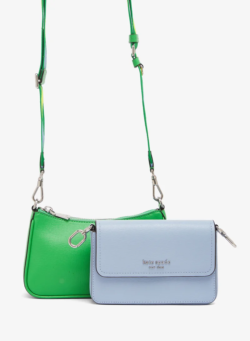 Logo Detail Flap Over Crossbody