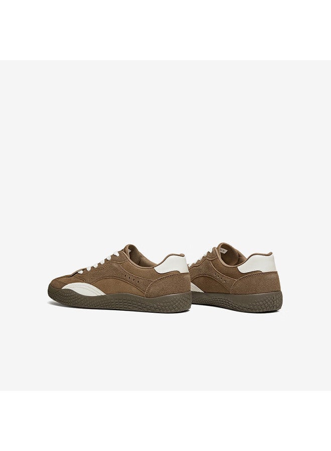 Basto 26 Spring Fashion Retro Lightweight German Training Shoes Street Casual Sports Men's Shoes 25200am6 Brown/white Size 40 - Image 2