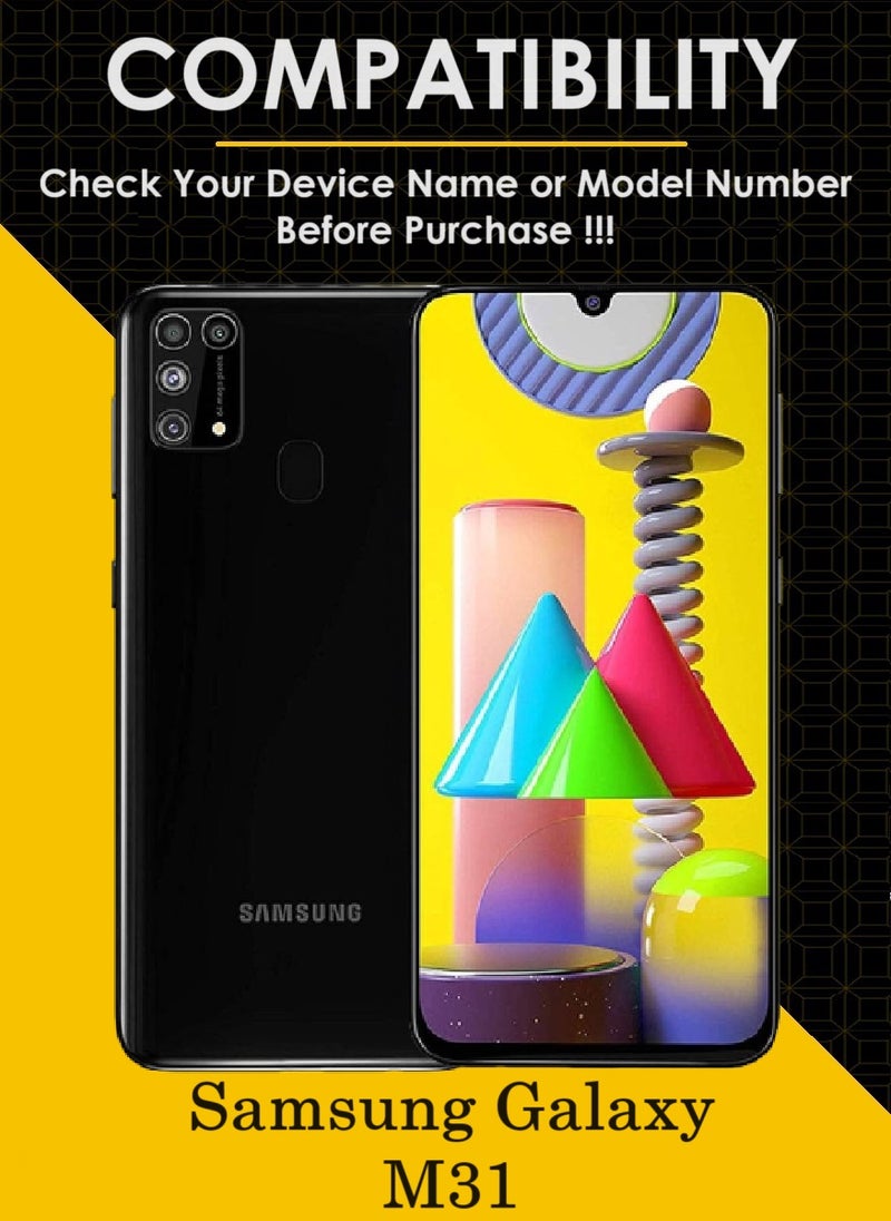 AINA 3 Pieces Tempered Glass Screen Protector 5D Designed For Samsung Galaxy M31 Full Glue Edge to Edge Full Screen Coverage And Bubble Free - Image 3