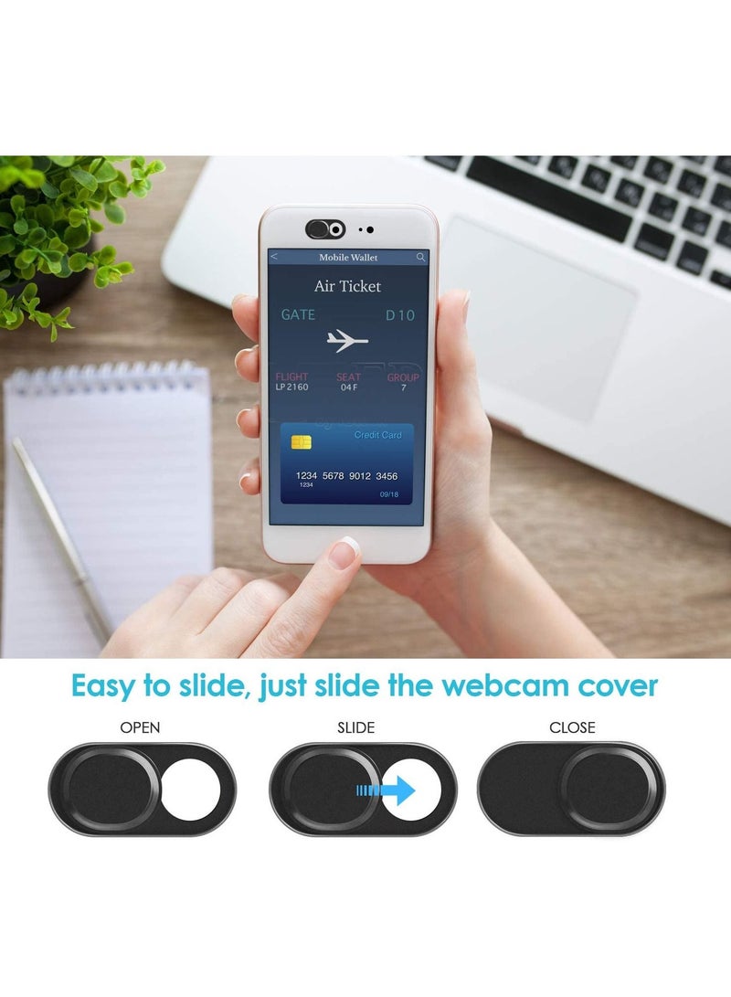 6-Piece Laptop Camera Cover Slide, Anti-spy Metal Webcam Cover  - Image 4
