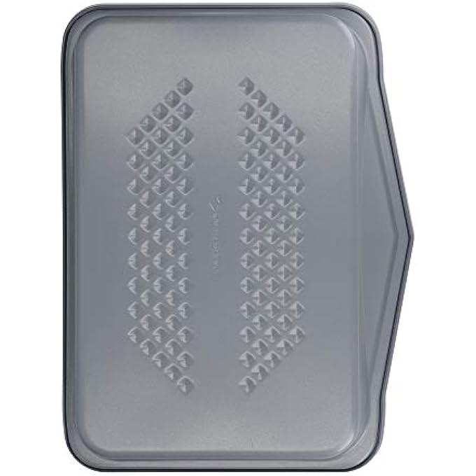 Master Class Smart Ceramic Large Roasting Tin With Robust Non Stick Coating Carbon Steel 415 X 315Cm Stackable Deep Roaster Tray  Grey - Image 3