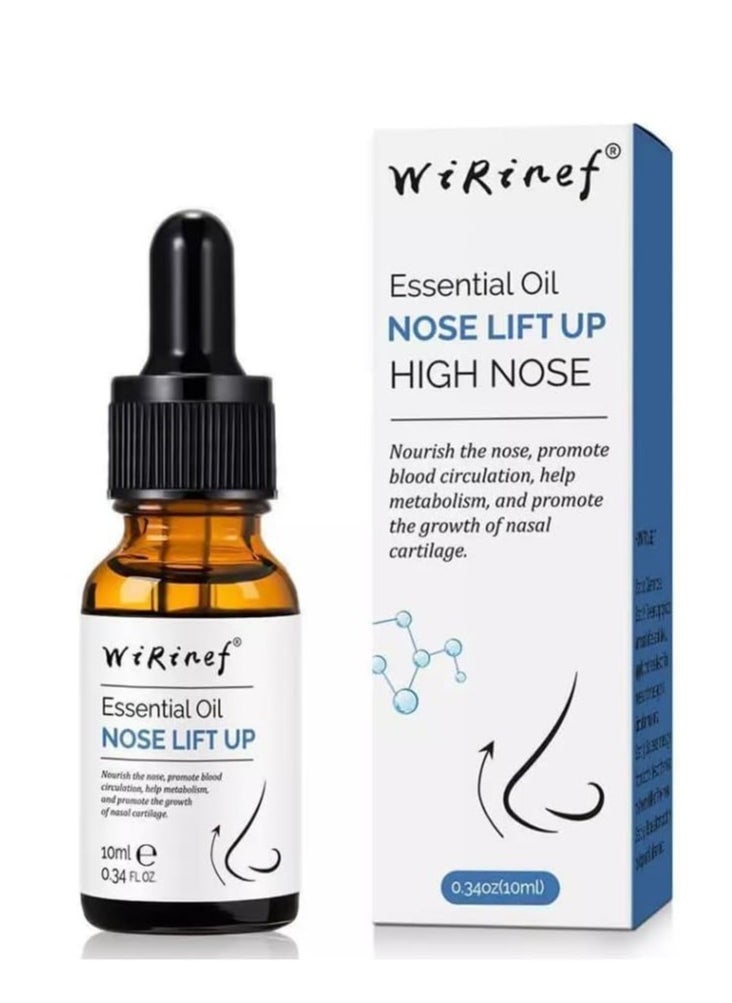 WiRinef Nose Essential Oil – Natural Rhinoplasty Enhancer, Collagen Firming Moisturizing Serum for Nose Reshaping, Facial Skin Care, Beauty Gift for Women and Men with Wide Noses 10ml  - Image 1