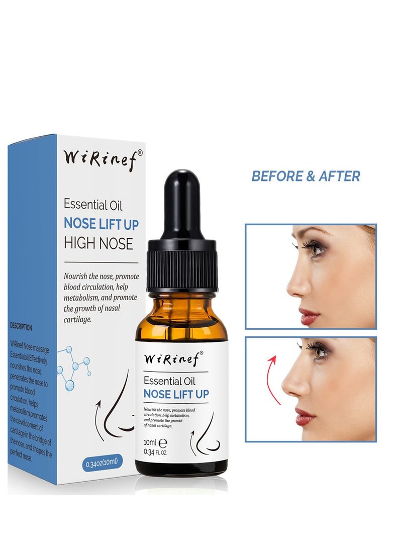 WiRinef Nose Essential Oil – Natural Rhinoplasty Enhancer, Collagen Firming Moisturizing Serum for Nose Reshaping, Facial Skin Care, Beauty Gift for Women and Men with Wide Noses 10ml  - Image 2
