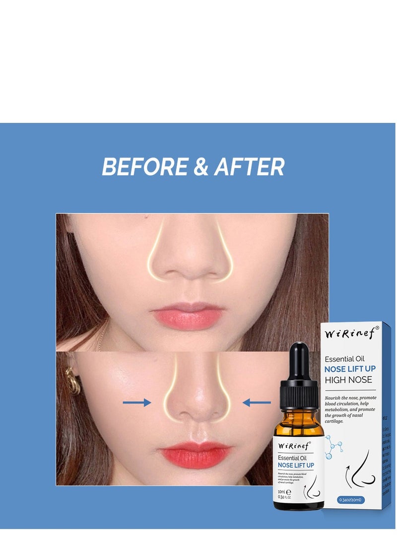 WiRinef Nose Essential Oil – Natural Rhinoplasty Enhancer, Collagen Firming Moisturizing Serum for Nose Reshaping, Facial Skin Care, Beauty Gift for Women and Men with Wide Noses 10ml  - Image 5