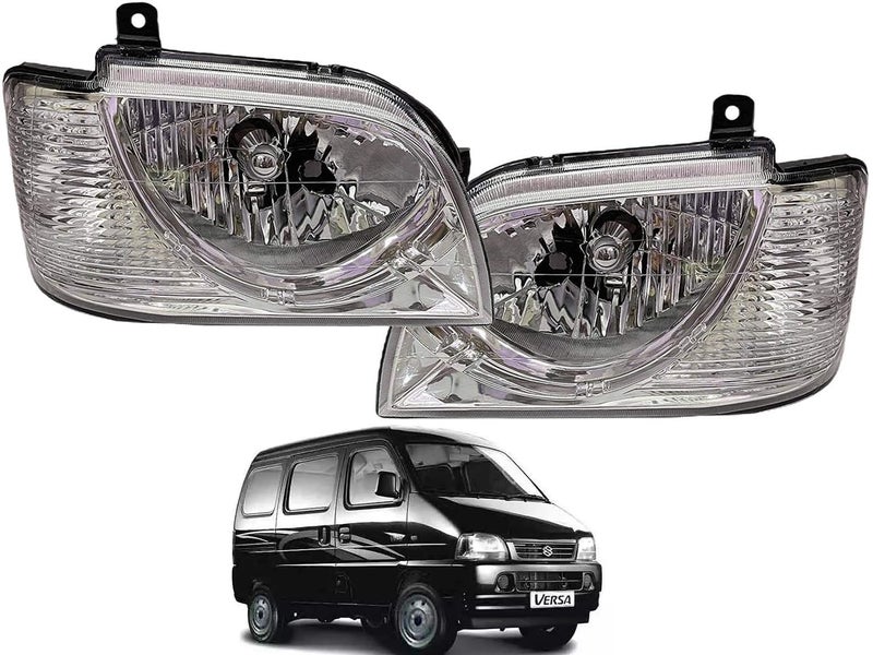 Auto Pearl Headlight Assembly Compatible with Versa (Left & Right Side) - Image 1