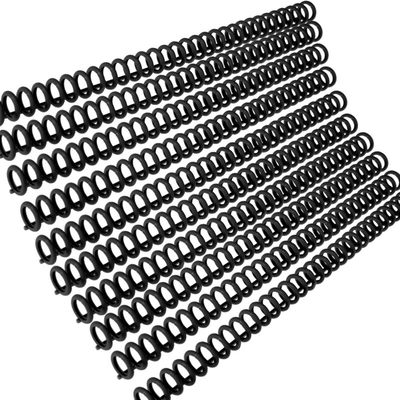 KW-trio 10pcs Plastic 30-Hole Loose Leaf Binders Ring Binding Spines Combs 85 Sheets Capacity for DIY Paper Notebook Album Office School Supplies - Image 1