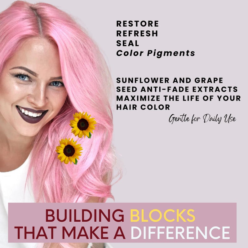 DermOrganic Color Care Conditioner, Detangles & Preserves Hair Color with Sunflower Anti-Fade Extract- 17 fl.oz - Image 4
