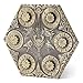 Kabinka DND Dice Set 7 in 1 Metal SpinDial Dice with Storage Bag Portable Celtic Knot DD Dice for D4D6D8D10D12D20 Role Playing Board Games Bronze - Image 2