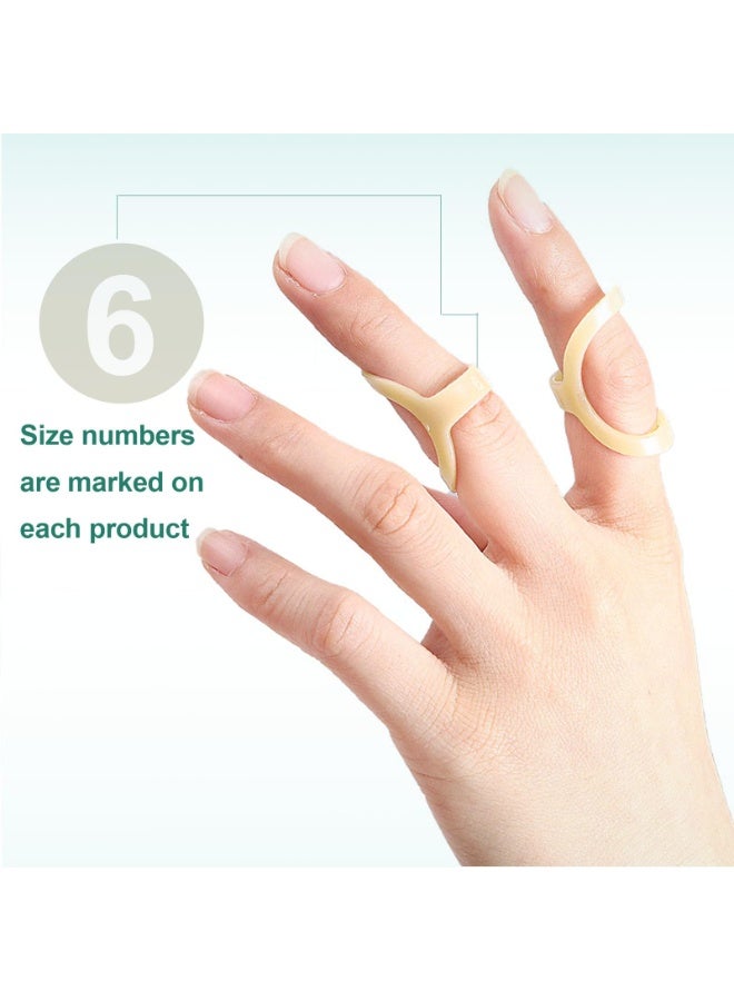 Winner Oval Finger Splint 14pcs, Sizes 1-14, Mallet Finger Splint Trigger Finger Splint for Thumb Middle Ring Index Pinky, Straighten Crooked Fingers Mallet Finger Protcet Trigger Finger Limit Hypermobility - Image 5
