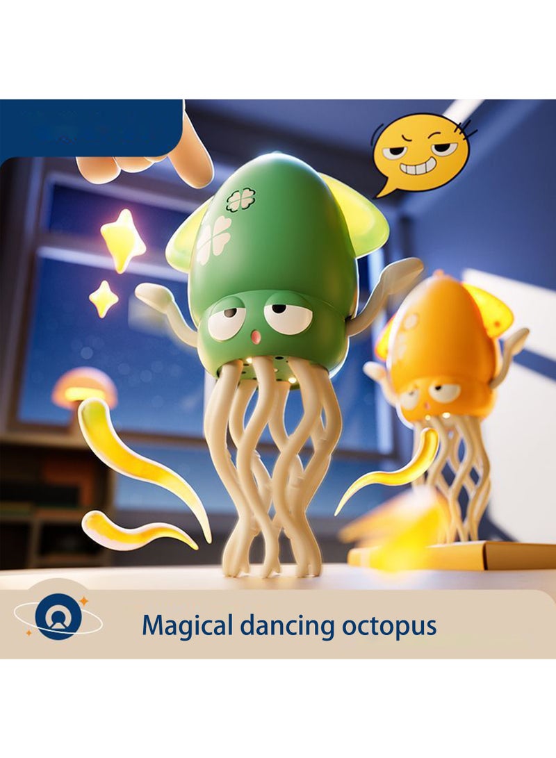 Magical dancing octopus toy octopus rechargeable dynamic sound and light children's electric educational  - Image 1