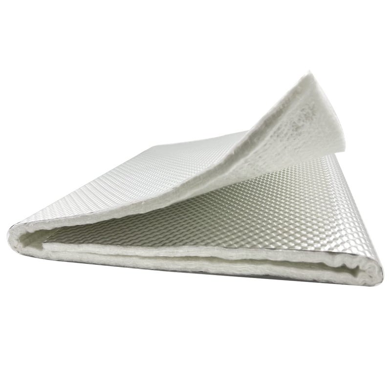 KRD PERFORMANCE Reduce Radiant Heat Heatshield Aluminum Armor 12 Thick x 1 Wide x 2 Long Exhaust Pipe Heat Shield Silver 127mm Thick x 1 Foot Wide x 2 feet Length