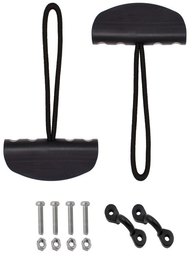 YYST Lot 2 Kayak Carry Handle Pull Handle T-Handle with Cord and Pad Eyes - Image 1